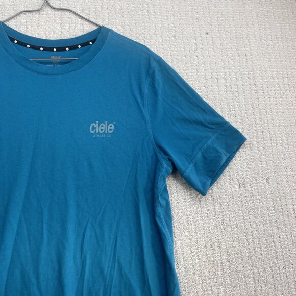 Ciele Athletic Running T-Shirt Men’s Sz M Blue Graphic Lightweight Performance - Picture 11 of 16